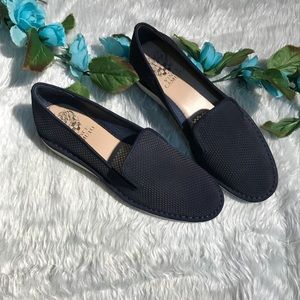 Vince Camuto Navy Blue Loafers Shoesw